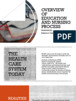 B. Overview of Education and Nursing Process