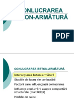 CONLUCRAREA BETON-ARMATURA