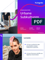 Urbane Subkulturen-Lesenverstehen B2