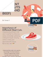 Different meat cuts