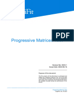 Progressive Matrices Test
