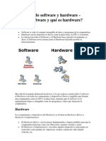 Definición de Software y Hardware