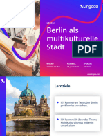 Berlin Als Multikulturelle Stadt - Lesen B1