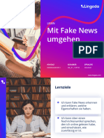 Mit Fake News Umgehen - Lesen B1