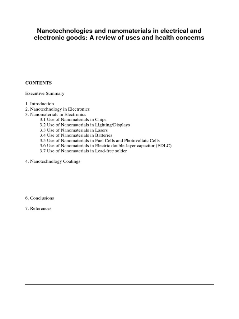 Nanotech in Electronics 2007 | PDF | Nanotechnology | Nanomaterials