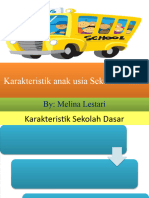 Karakteristik - Anak - SD