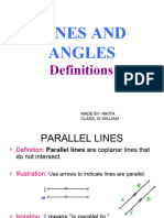 LINES AND ANGLES Class 9