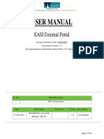 External Portal User Manual Version