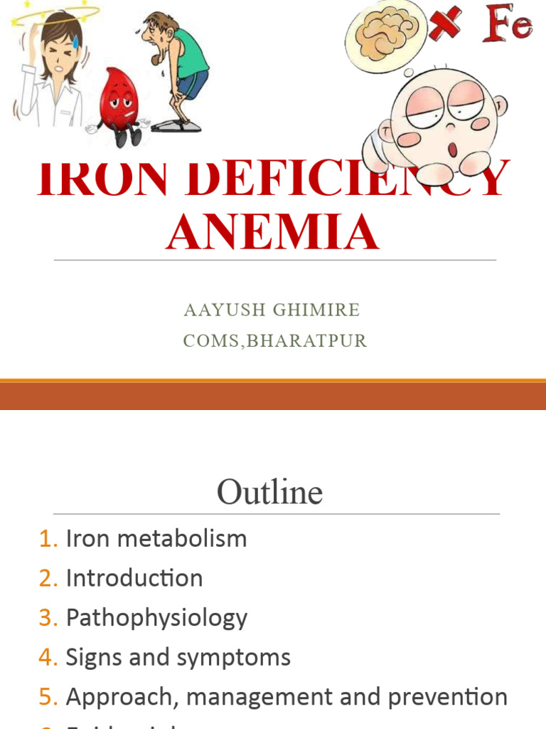 Iron Deficiency Anemia Overview | PDF | Anemia | Medical Specialties
