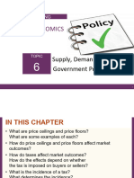 Topic 6 Supply, Demand, and Government Policies