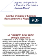 Cambio Climático y Energías Renovables en El Perú