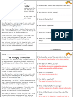 Reading Comprehension The Caterpillar