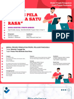 Modul Projek - PANAS PELA BERBEDA SATU RASA - Fase F