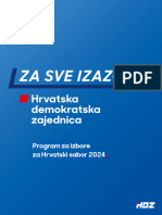 HDZ 2024 Program Stranke