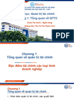 BFF2045.BL04 - Tổng Quan Quản Trị Tài Chính - Đặc Điểm Tài Chính Các Loại Hình Doanh Nghiệp