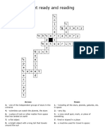 Get Ready and Reading - Crossword Labs