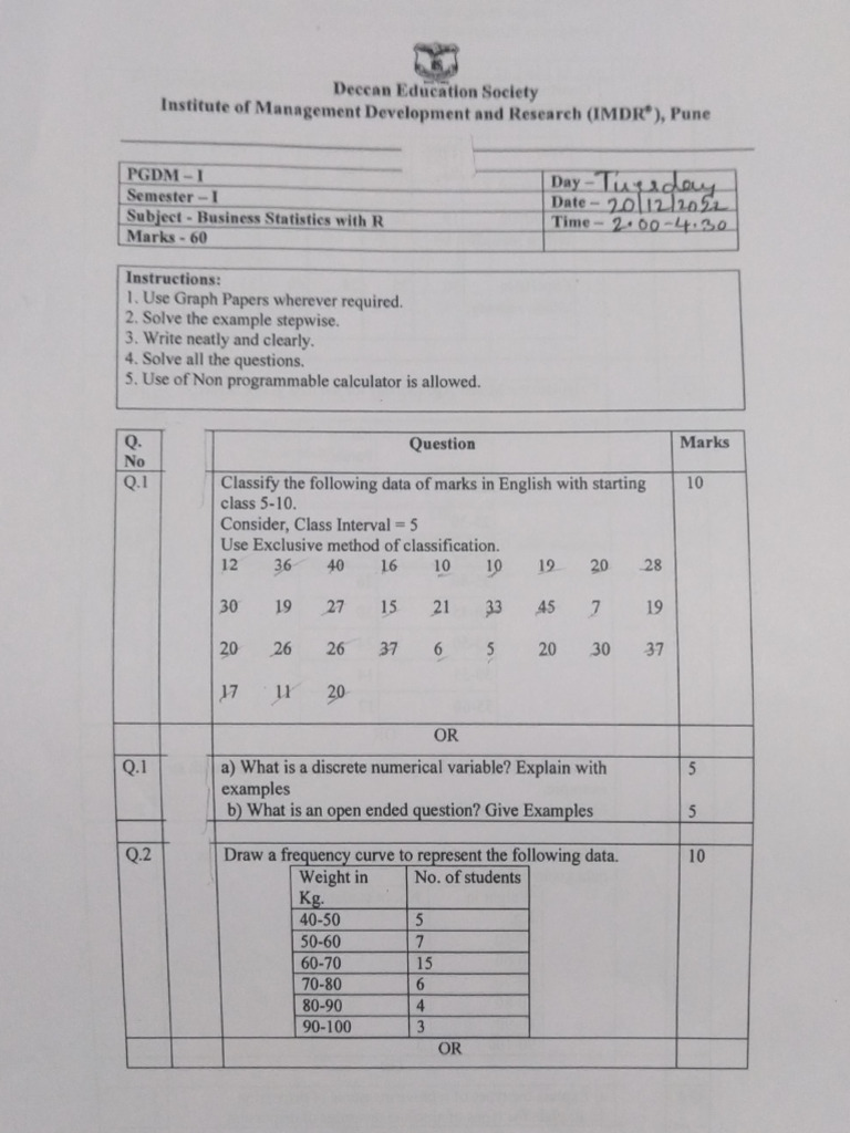 Stats Paper | PDF