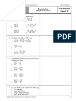 Penabur Bilingual, Algebraic Fraction