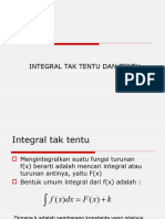 Integral Tak Tentu Dan Tertentu