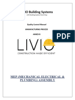 Quality Manual - Livio Building Systems - SC - MEP ASSEMBLY - Updated