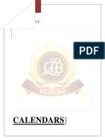 Calendars Assignment 2