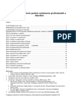 Teste Pentru Orientarea Profesională A Tinerilor