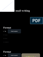 E-Mail Writing