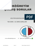 b-SOS307U - KÜLTÜR SOSYOLOJİSİ