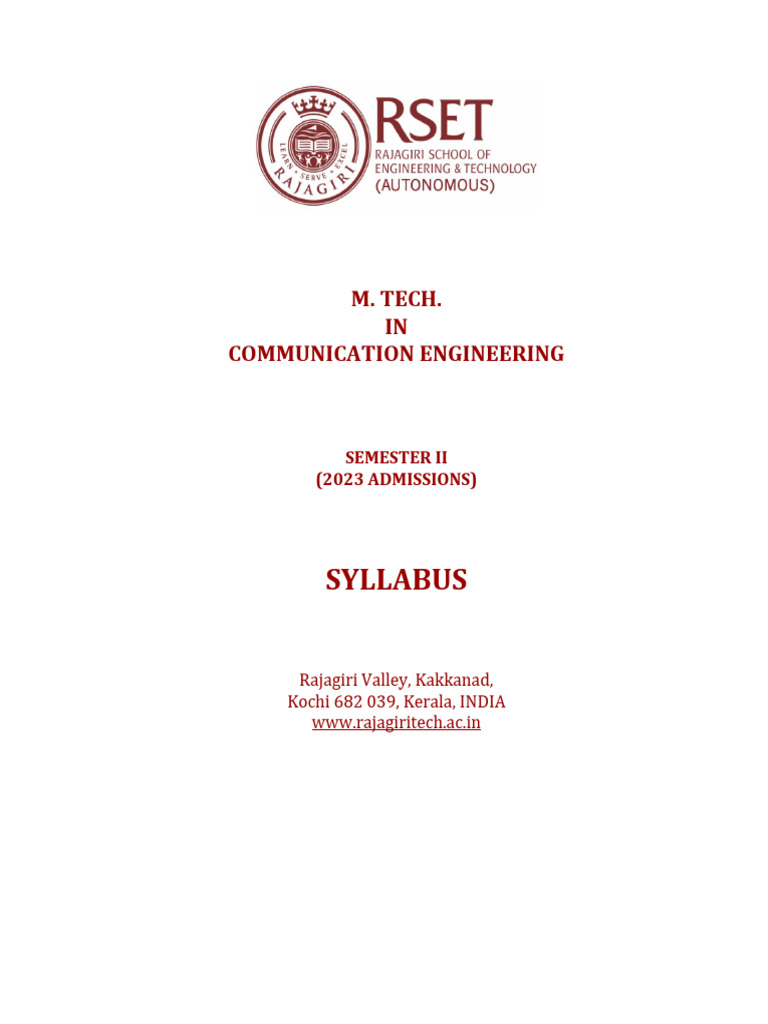 Wireless Multimedia Systems Syllabus Fpt