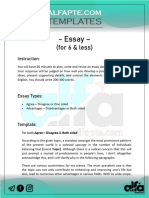 Essay Tamplate