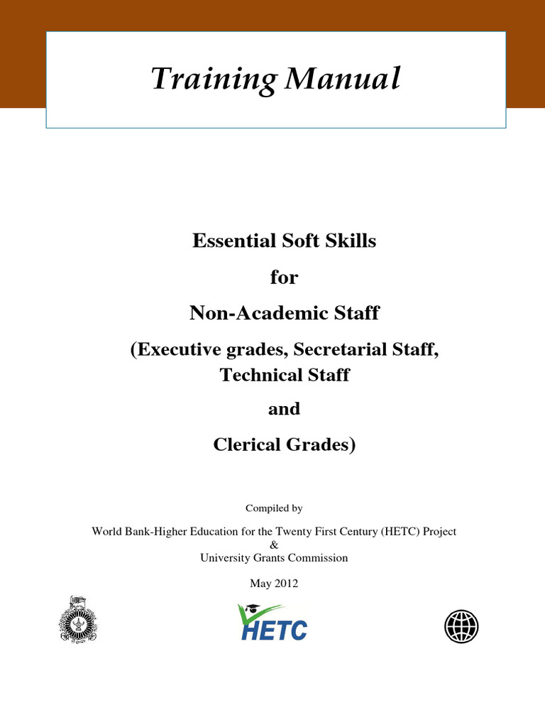 Essential Soft Skills Training Manual | PDF | Learning | Attitude ...