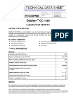 Dolphon CC-1095 CLEAR EPOXY RESIN KIT