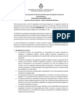 Metodologia y Protocolo de Buenas Practicas para El Segundo Examen de Conocimiento