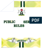 Public Service Rules