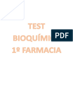 Test Bioquimica I