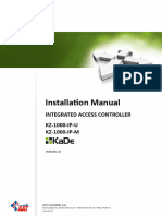 Instalallation Manual - Controller KZ-1000-IP_VSA