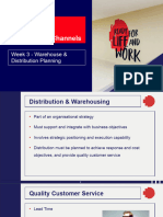 Warehouse & Distribution Planning