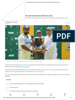 01AB de Villiers Blames T20s For Short SA Vs India Test Series - ESPNcricinfo