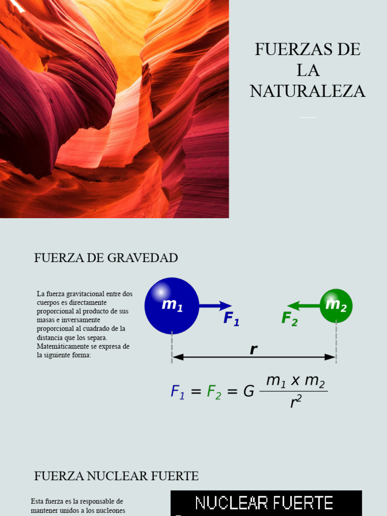 FUERZAS DE LA NATURALEZA | PDF