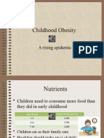 MLC Childhood Obesity - Audio and Notes