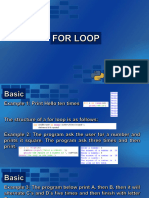 Lesson 8 For Loop