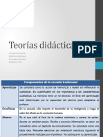 Teorías didácticas