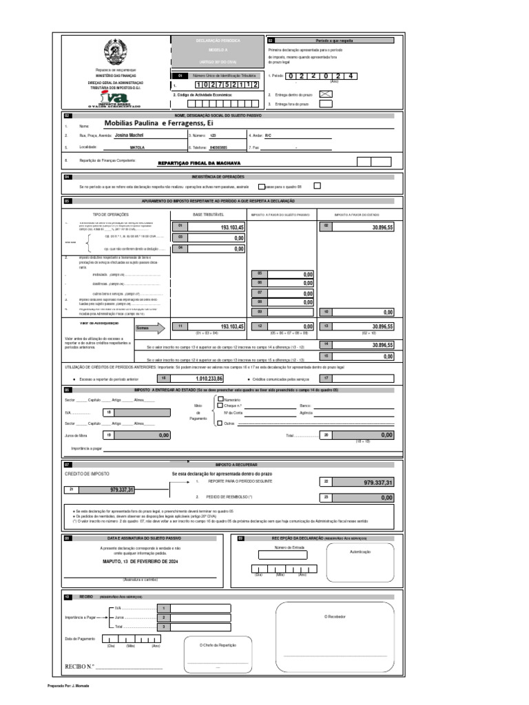 declara-o-peri-dica-de-iva-modelo-a-pdf-imposto-sobre-valor