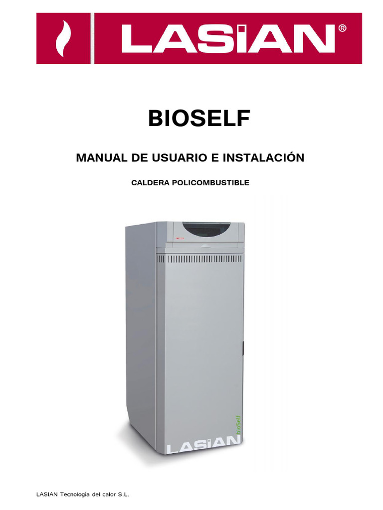 Manual de Usuario Caldera LASIAN BioSelf | PDF | Chimenea | Ingeniería ...