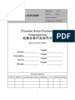 RSS-ZY-025-2020 Prosedur Kerja Peralatan Pengangkatan 起重设备作业指导书