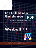 Weibull Instalation Guidance