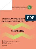 Chemistry Guideline
