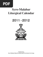 Download Syro Malabar Liturgical Calendar 2011-2012 English by Smc Singapore SN71926072 doc pdf