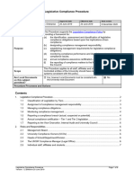 Legislative Compliance Procedure