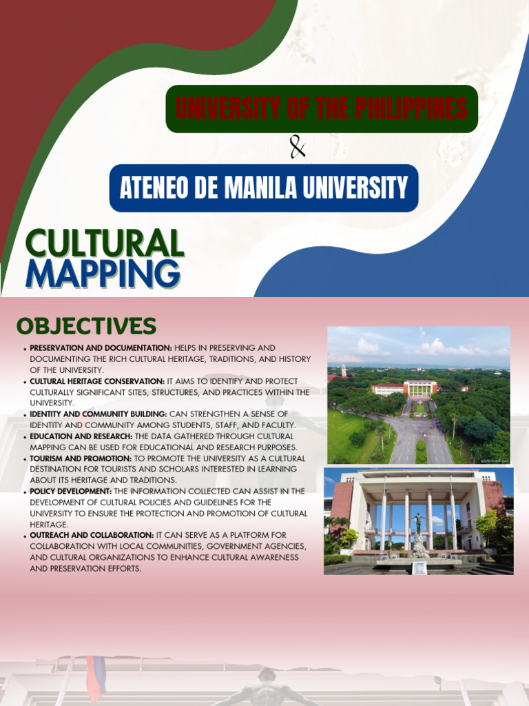 UP and ADMU Cultural Mapping PDF